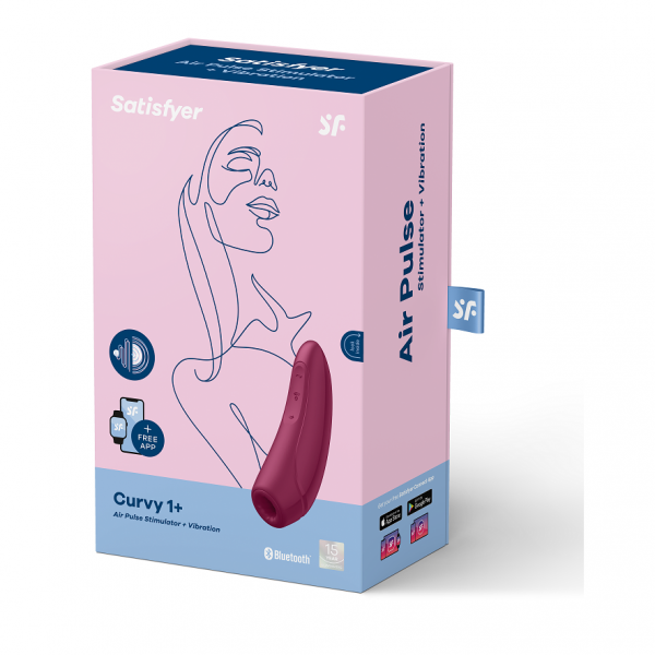 SATISFYER - CURVY 1 + BURDEOS - Imagen 6