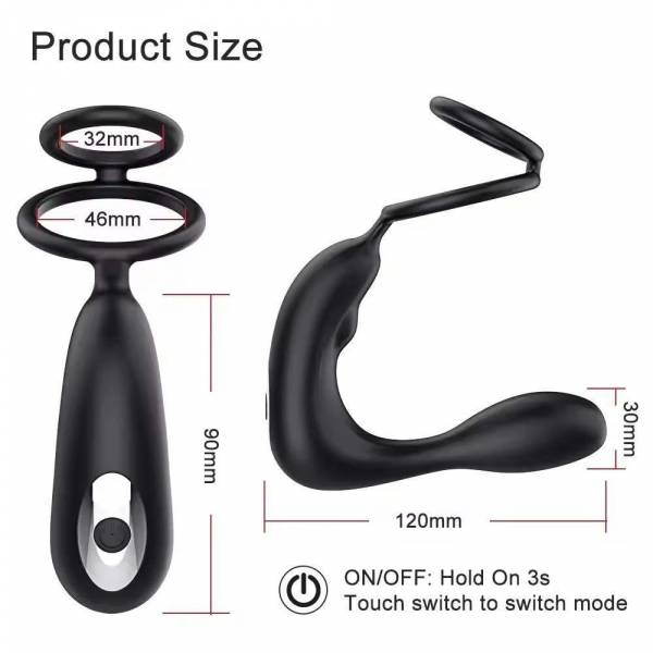 ESTIMULADOR PROSTATICO CON ANILLO - Imagen 8
