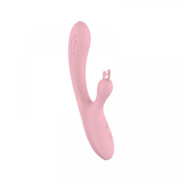 VIBRADOR CON ESTIMULADOR DE CLITORIS