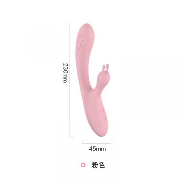 VIBRADOR CON ESTIMULADOR DE CLITORIS - Imagen 4