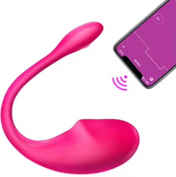 HUEVO VIBRADOR CONTROLADO CON APLICACION ROSA - Imagen 3