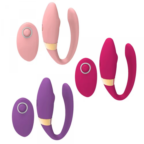 VIBRADOR CON ESTIMULADOR DE CLITORIS ROSA - Imagen 8