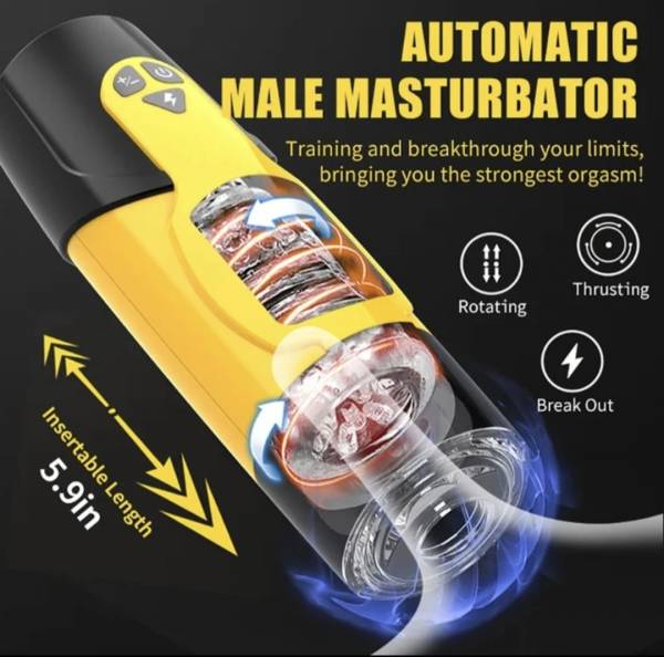 MASTURBADOR VIBRACION Y ROTACION - Imagen 5
