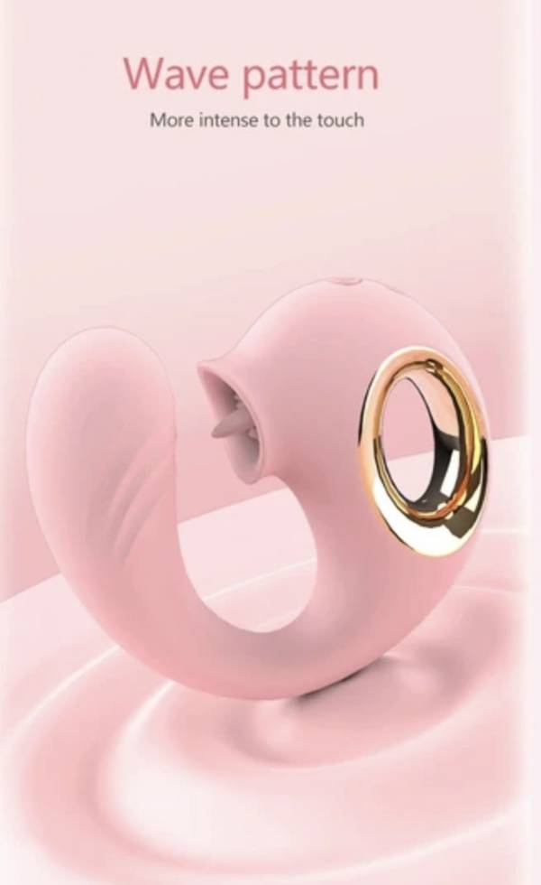 VIBRADOR CON ESTIMULADOR DE CLITORIS - Imagen 6