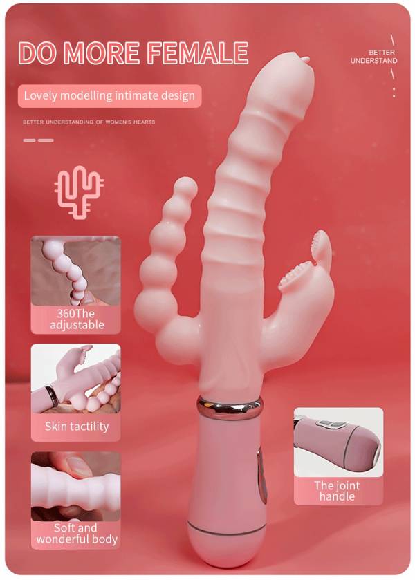 VIBRADOR TRIPLE ESTIMULACION - Imagen 6