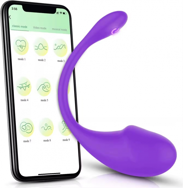 HUEVO VIBRADOR CONTROLADO CON APLICACION ROSA - Imagen 8