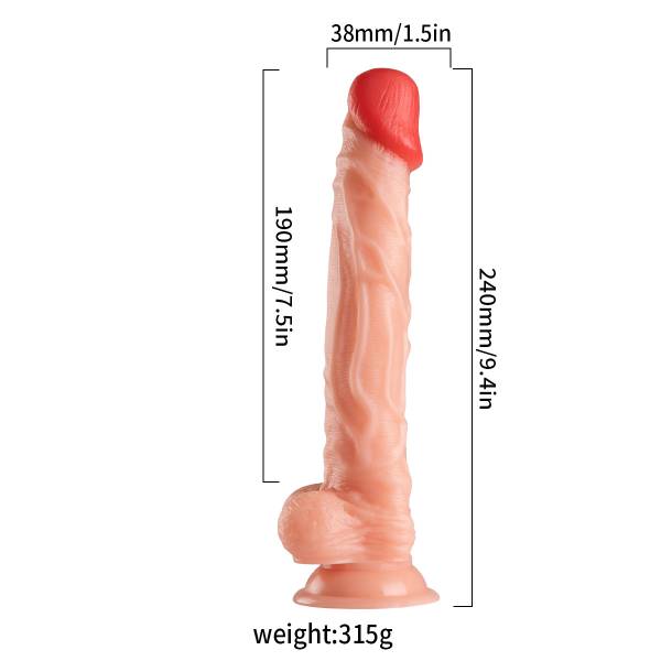 PENE REALISTICO 24CM NATURAL - Imagen 2