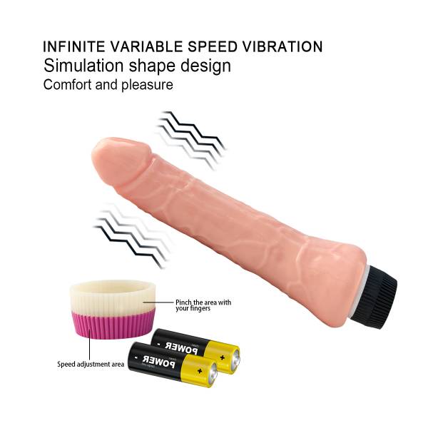 PENE VIBRADOR REALISTA 23CM C NATURAL - Imagen 12