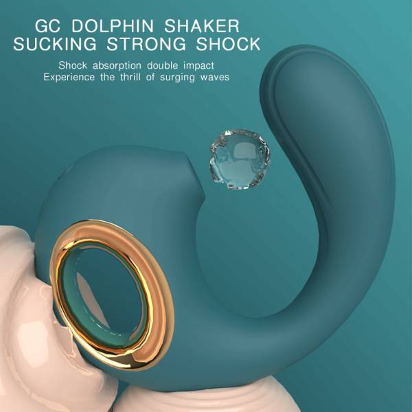VIBRADOR CON SUCIONADOR DE CLITORIS - Imagen 2