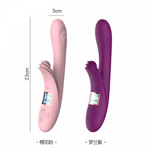 VIBRADOR CON ESTIMULADOR DE CLITORIS - Imagen 2
