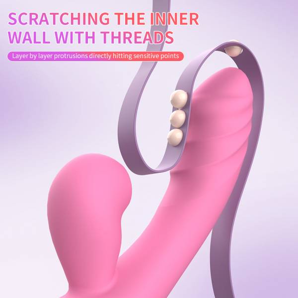 VIBRADOR CON SUCIONADOR DE CLITORIS AZUL - Imagen 12