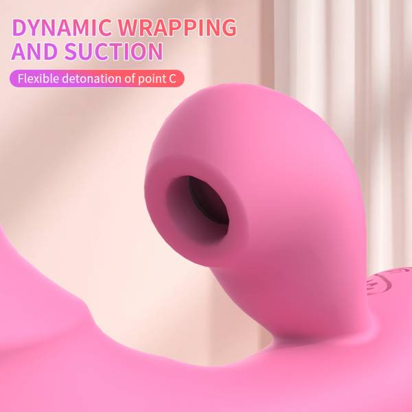 VIBRADOR CON SUCIONADOR DE CLITORIS AZUL - Imagen 5