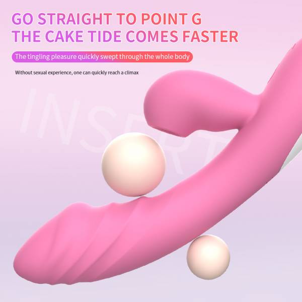 VIBRADOR CON SUCIONADOR DE CLITORIS AZUL - Imagen 6