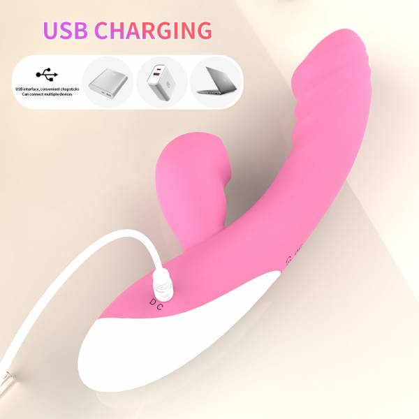 VIBRADOR CON SUCIONADOR DE CLITORIS AZUL - Imagen 9