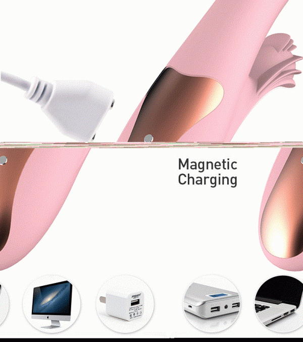 VIBRADOR CON ESTIMULADOR DE CLITORIS - Imagen 7